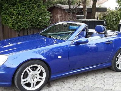 Gebraucht Mercedes SLK230 AMG 193 PS (141 kW) 1999 Blau Cabrio