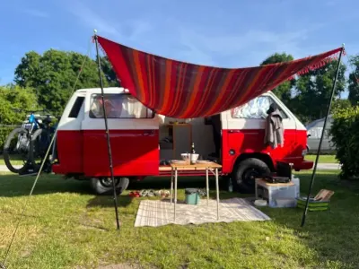 Gebraucht VW T3 69 PS (50 kW) 1988 Rot Van