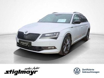 Gebraucht Skoda Superb SportLine 272 PS (200 kW) 2019 Moonweiss metallic Kombi
