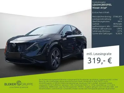Brugt Nissan Ariya Advance 225 kW (306 HK) 2024 Grøn SUV