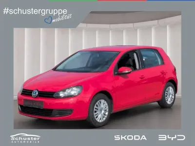 Gebraucht VW Golf VI Trendline 80 PS (58 kW) 2010 Rot Kleinwagen