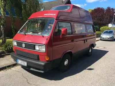 Gebraucht VW T3 69 PS (50 kW) 1990 Rot Van