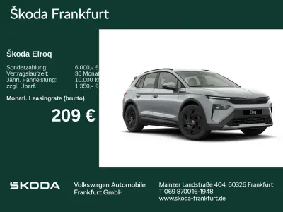 Neu Skoda Elroq Essence 139 kW (190 PS) 2026 Silber SUV