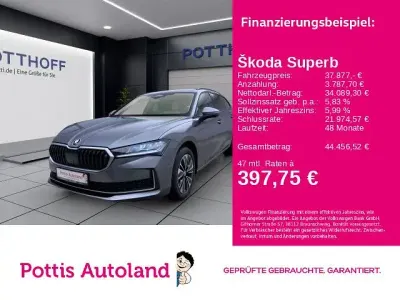 Gebraucht Skoda Superb Selection 193 PS (141 kW) 2024 Graphitegrau metallic Kombi