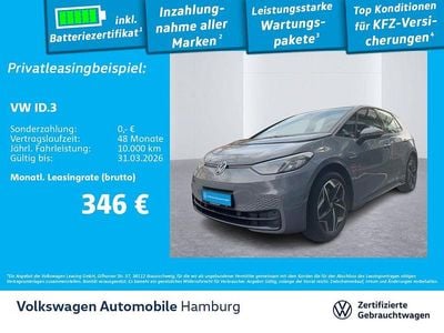 Gebraucht VW ID.3 Pro 150 kW (204 PS) 2022 Grau Kleinwagen
