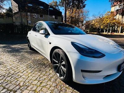 Gebraucht Tesla Model 3 Long Range AWD 366 kW (498 PS) 2021 Weiß Limousine