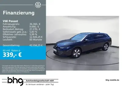 Gebraucht VW Passat Business 204 PS (150 kW) 2025 Grenadillschwarz metallic Kombi