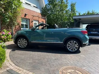 Gebraucht VW T-Roc Cabriolet Style 110 PS (80 kW) 2020 Blau Cabrio