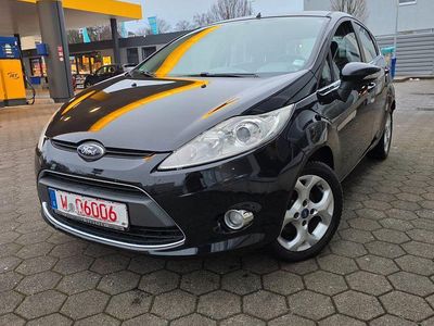 Gebraucht Ford Fiesta Titanium 82 PS (60 kW) 2011 Schwarz Kleinwagen