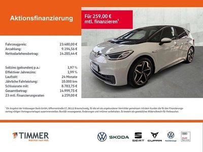 Usata VW ID.3 Pro 150 kW (204 CV) 2022 Bianco Utilitaria