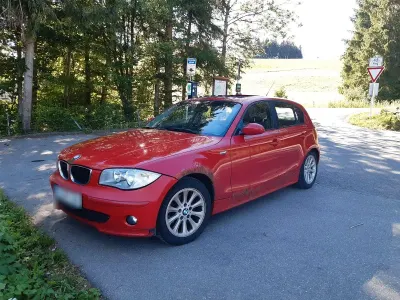 Gebraucht BMW 116 116 PS (85 kW) 2005 Rot Kleinwagen