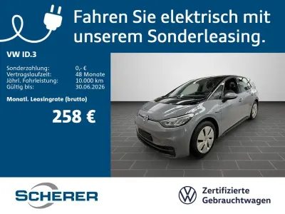 Brugt VW ID.3 Pure 110 kW (150 HK) 2022 Grå Hatchback