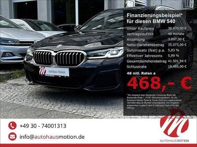 Gebraucht BMW 540 M Sport 340 PS (250 kW) 2021 Black sapphire metallic Kombi