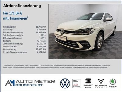 Gebraucht VW Polo Style 95 PS (69 kW) 2021 Pure white Limousine