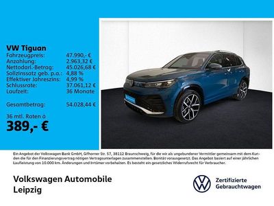Gebraucht VW Tiguan R-line 265 PS (194 kW) 2025 Blau SUV