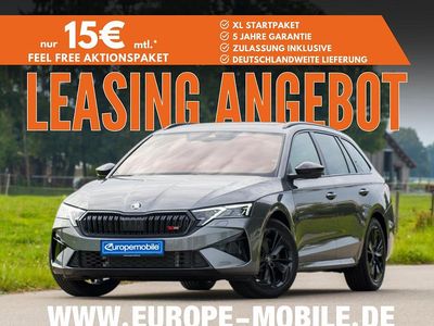 Nuova Skoda Octavia RS 265 CV (194 kW) 2025 Nero Station wagon