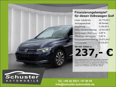 Brugt VW Golf VIII Active 150 HK (110 kW) 2022 Blå Sedan