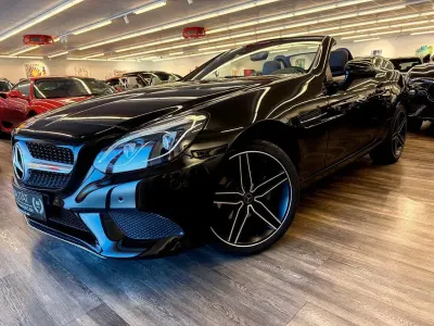 Brugt Mercedes SLC180 156 HK (114 kW) 2018 Sort Cabriolet