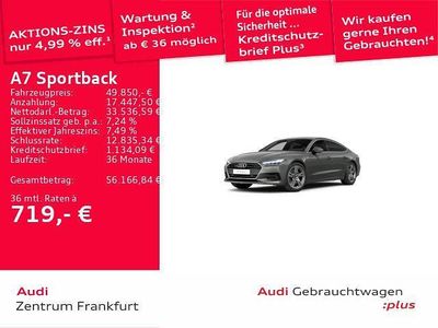 Second-hand Audi A7 S-Line 299 CP (219 kW) 2023 Gri Berlinǎ