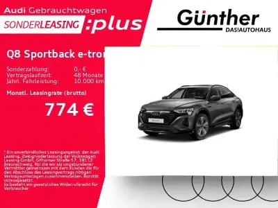Gebraucht Audi Q8 Sportback e-tron Advanced 300 kW (408 PS) 2023 Chronosgrau metallic SUV