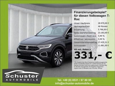Gebraucht VW T-Roc Goal 150 PS (110 kW) 2025 Deep black perleffekt SUV