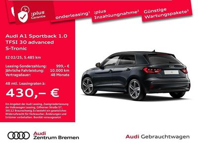 Gebraucht Audi A1 Sportback Advanced Plus 116 PS (85 kW) 2025 Manhattangrau metallic Kleinwagen