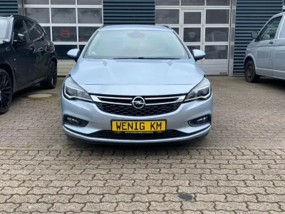 Gebraucht Opel Astra Edition 110 PS (80 kW) 2017 Blau Kombi