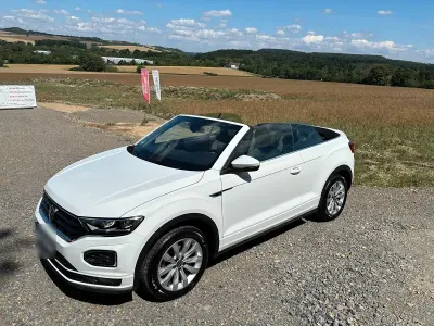 Brugt VW T-Roc Cabriolet R-line 150 HK (110 kW) 2021 Hvid Cabriolet