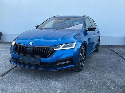 Gebraucht Skoda Octavia SportLine 150 PS (110 kW) 2021 Blau Kombi