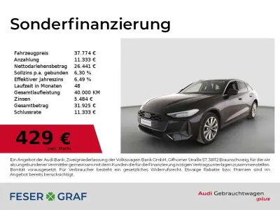 Gebraucht Audi A5 Sport 150 PS (110 kW) 2025 Mythosschwarz metallic Kombi