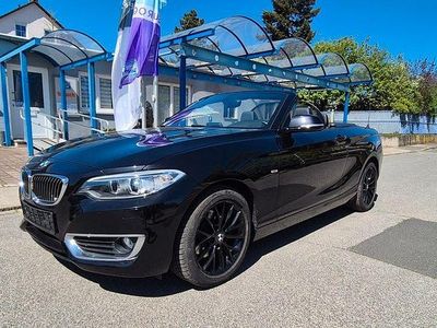 Usata BMW 220 Luxury Line 184 CV (135 kW) 2015 Nero Cabrio