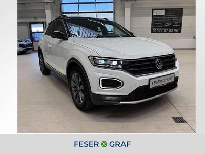 Gebraucht VW T-Roc Sportline 150 PS (110 kW) 2021 Pure white schwarz SUV