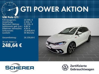 Pure white Gebraucht 2023 VW Polo GTI Limousine | 22.700 € (Guter Preis)