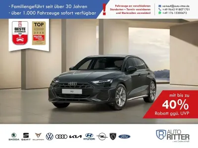 Neu Audi A3 S-Line 150 PS (110 kW) 2026 Grau Limousine