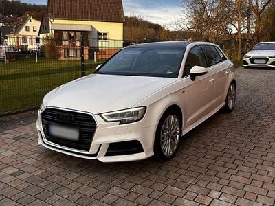 Usata Audi A3 S-Line 150 CV (110 kW) 2018 Bianco Berlina