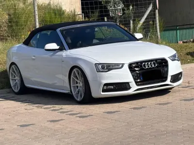 Gebraucht Audi A5 Cabriolet S-Line 245 PS (180 kW) 2014 Weiß Cabrio