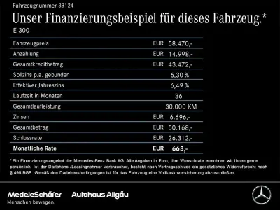 Gebraucht Mercedes E300 197 PS (144 kW) 2025 Blau Limousine