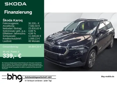 Gebraucht Skoda Karoq Selection 150 PS (110 kW) 2025 Schwarz SUV