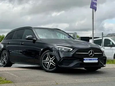 Brugt Mercedes C200 AMG line 163 HK (119 kW) 2022 Sort Stationcar