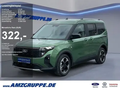 Nowe Ford Tourneo Courier Active 125 KM (91 kW) 2026 Zielony Minivan