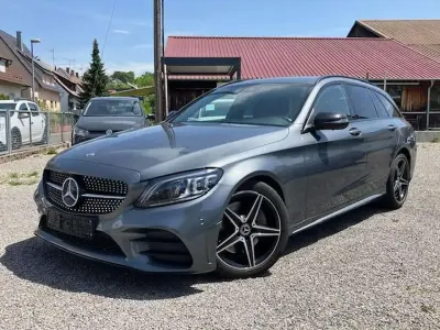 Gebraucht Mercedes C300 AMG line 258 PS (189 kW) 2018 Selenitgrau  metalliclack Kombi