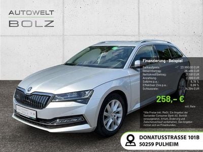Gebraucht Skoda Superb Style 218 PS (160 kW) 2022 Silber Kombi