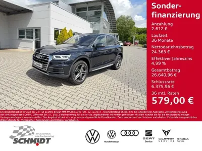 Käytetty Audi Q5 Design 190 HP (139 kW) 2017 Sininen Katumaasturi