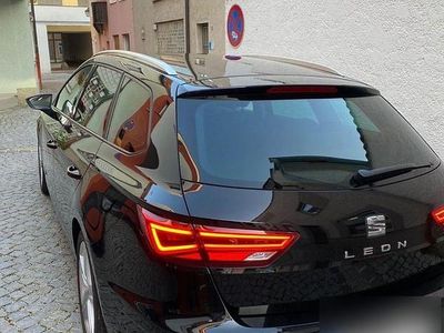 Usata Seat Leon FR 125 CV (91 kW) 2018 Nero Station wagon