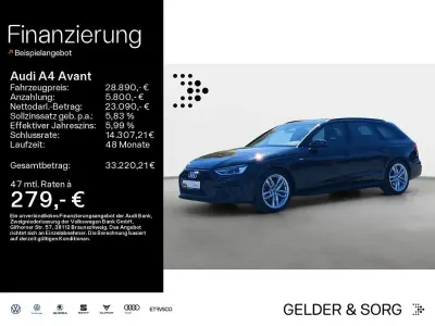 Używany Audi A4 Business 150 KM (110 kW) 2022 Czarny Kombi