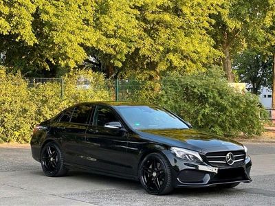 Schwarz Gebraucht 2014 Mercedes C250 AMG line Limousine | 21.900 € (Teuer)