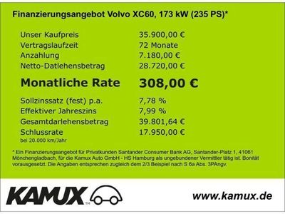 gebraucht Volvo XC60 2.0 AWD Geartronic Momentum Pro +LED+Navi+