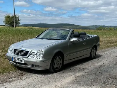 Gebraucht Mercedes CLK200 136 PS (100 kW) 1999 Silber Cabrio