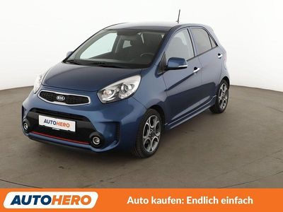 Gebraucht Kia Picanto Spirit 84 PS (61 kW) 2016 Blau Kleinwagen