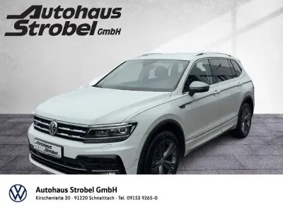 Gebraucht VW Tiguan Allspace Highline 150 PS (110 kW) 2021 Pure white (metallic) SUV